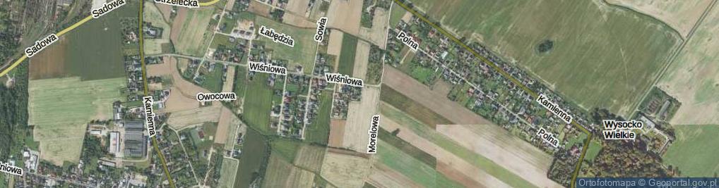 Zdjęcie satelitarne Pod Gruszą ul.